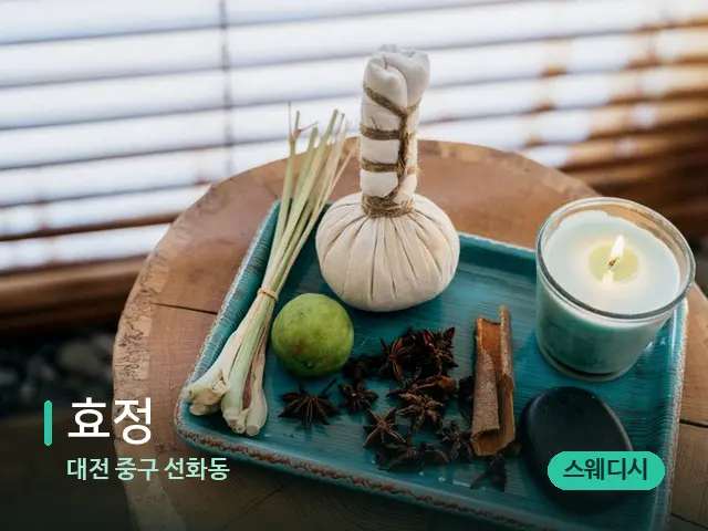 대전 중구 선화동 효정 — 스파 마사지 베드